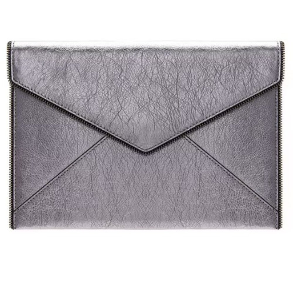 Rebecca Minkoff Leo Clutch - Gunmetal Envelope Clutch